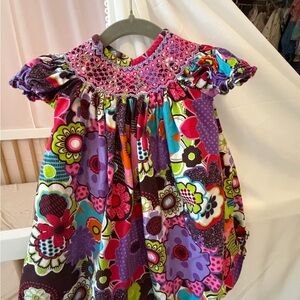 Colorful Floral Baby Dress